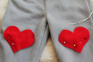 Reciclatex Cómo hacer corazones a un pantalón de bebé