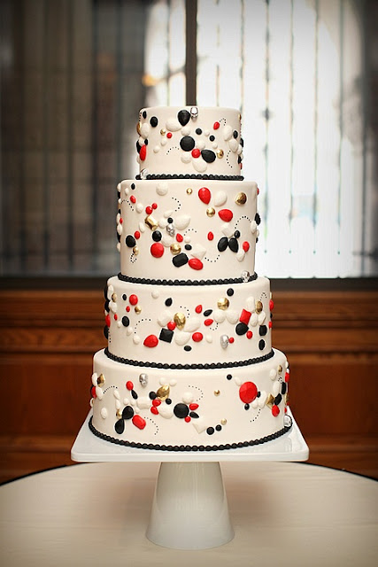 St. Paul Wedding Cake With Jewels and Skulls