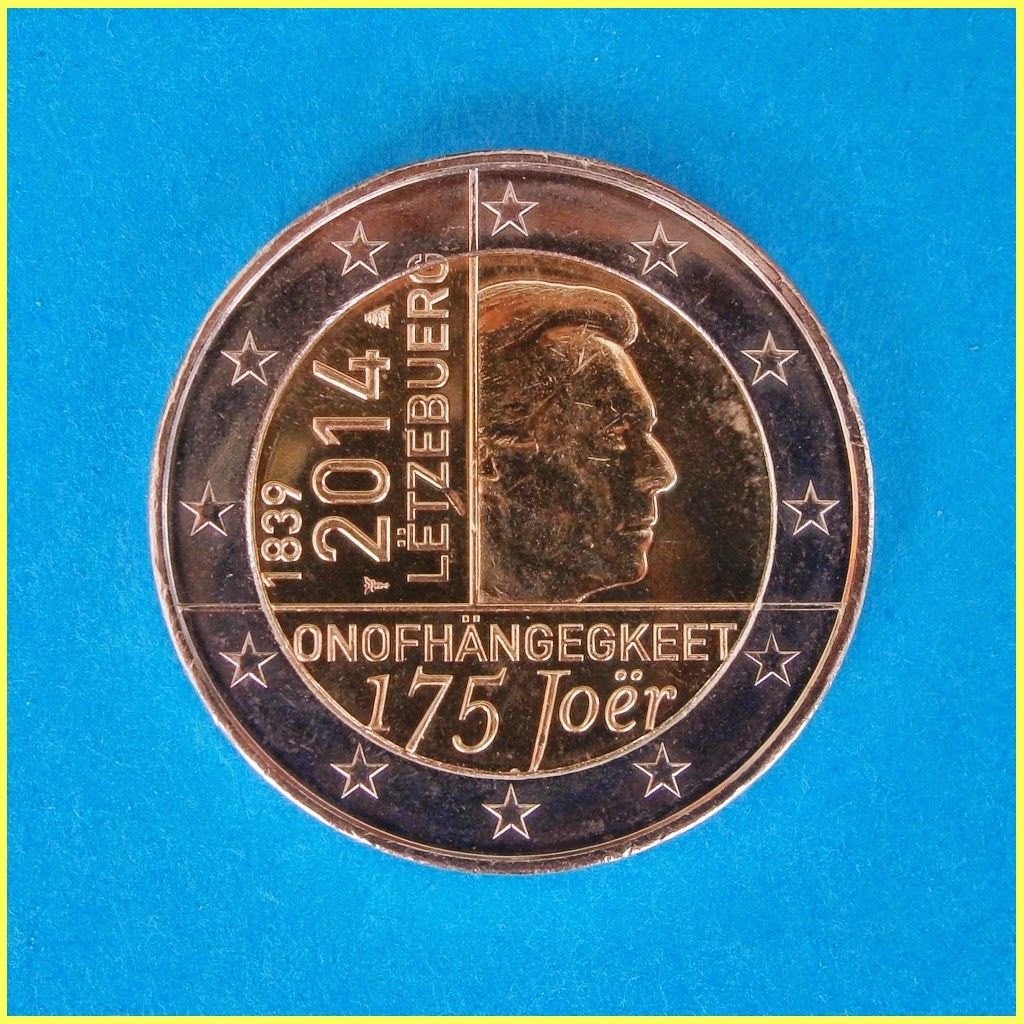 2014 Luxemburgo 2 euros