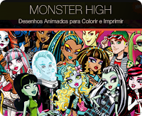  Desenhos das MONSTER HIGH para Colorir e Imprimir