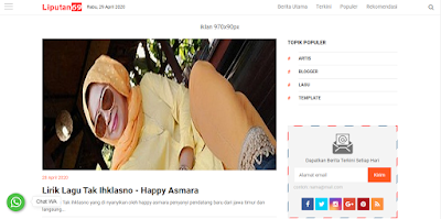 template liputan69 mirip dengan liputan6.com