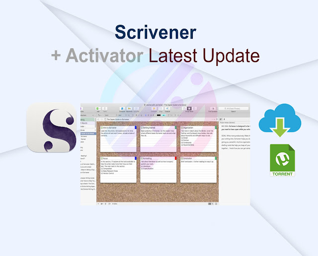 Scrivener 3.1.5.1 + Activator Latest Update