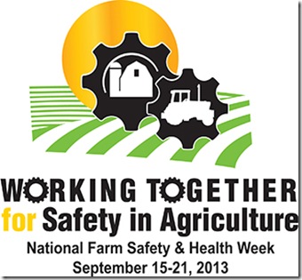 2013 farm safety week logo