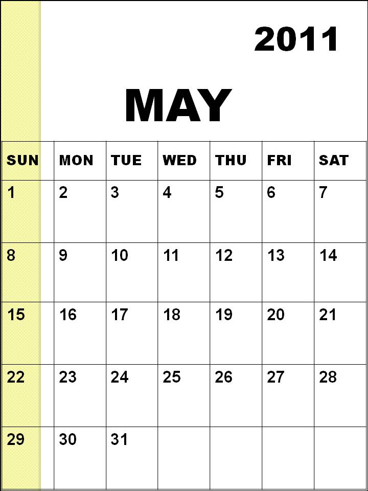 may calendars 2011. blank may calendar 2011.