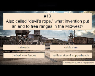 The correct answer is barbed wire fences.