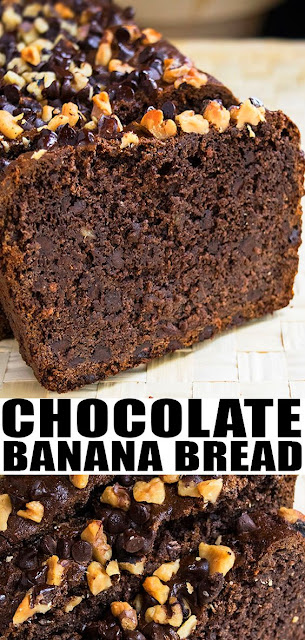 EASY CHOCOLATE BANANA BREAD RECIPE