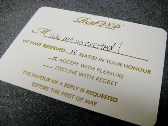 rsvp cards