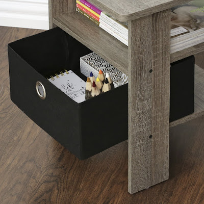 Simple Stylish Nightstand with Storage Space