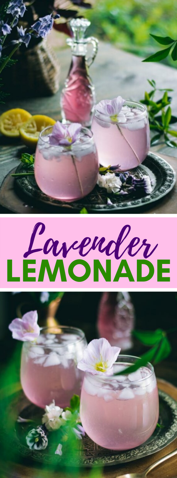 LAVENDER LEMONADE #drinks #homemade