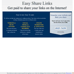 Get paid to share your links on the Internet