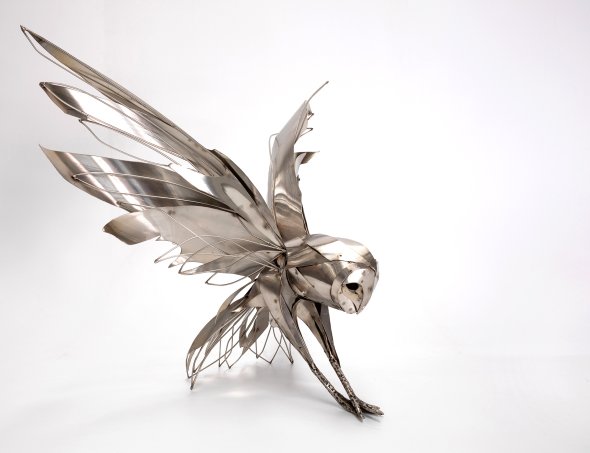 Georgie Seccull arte esculturas metálicas de animais sucata