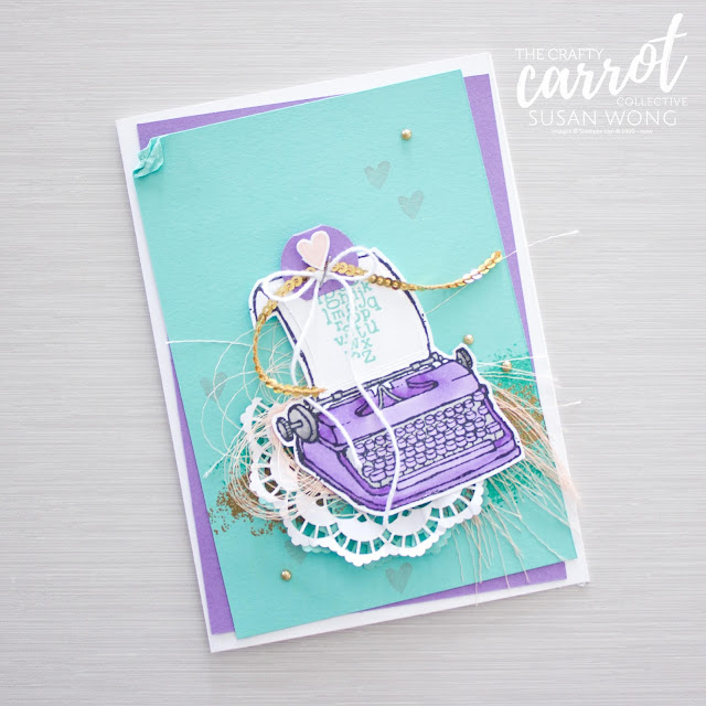 PS. You're the Best stamp set by Stampin' Up! - Highland Heather and Coastal Cabana - what a combo! - By Susan Wong