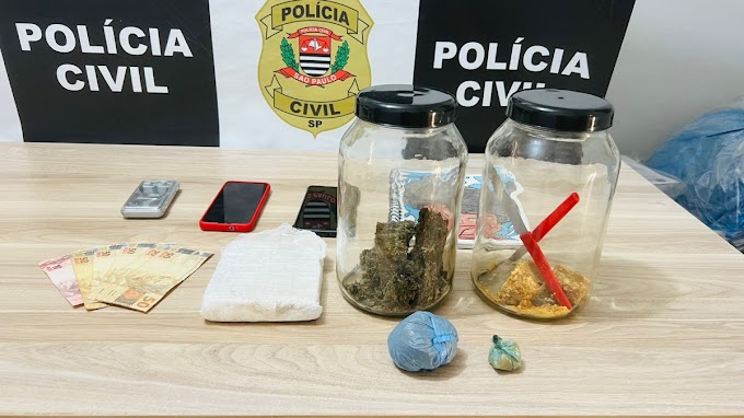 Polícia Apreende Drogas e Prende Homem em Fernandópolis