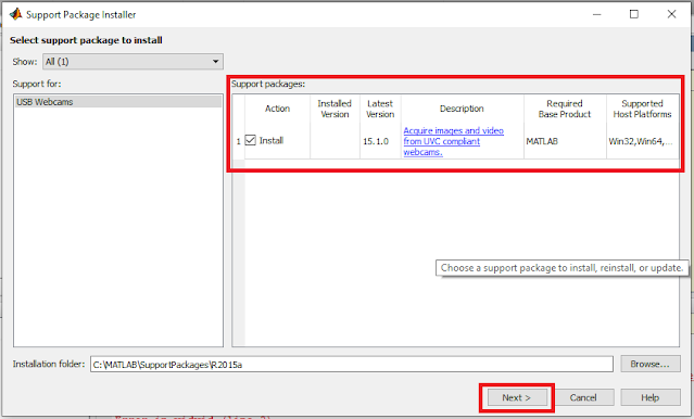 Cara Install Package Webcam di MATLAB