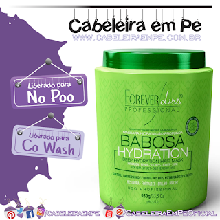 Máscara de Babosa Hidratação Profunda Forever Liss (No Poo e Co Wash)