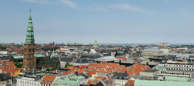 Vistas de Copenhague desde la Torre del Palacio de Christiansborg.