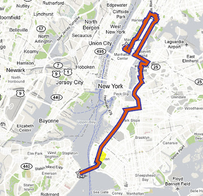 map of nyc boroughs. NYC Marathon Course Map