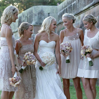 Vintage Inspired Dresses on Inspired Shabby Chic Weddings  Vintage Inspired Bridesmaid Dresses