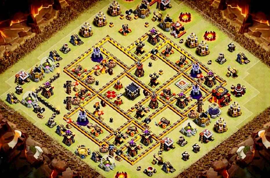 10 Base War TH 10 Terkuat 2020 (Anti Bintang 2) - Coc ...