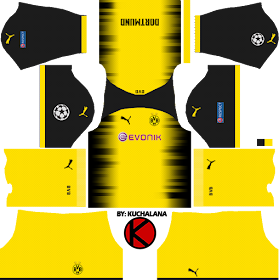 Borussia Dortmund Kits 2017/2018 - Dream League Soccer ...