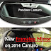 Camaro and Corvette Debut World-First Frameless Rearview Mirror
