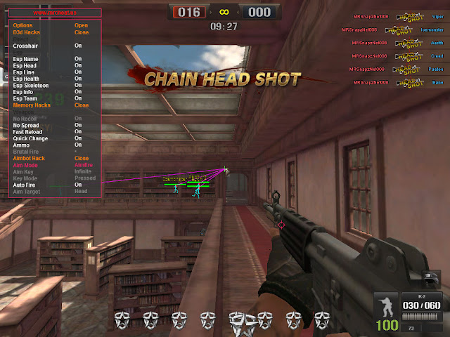 Cheat & Hacks Pointblank Evolution Indonesia 12 Agustus 2018 All Windows (MRCHEAT)