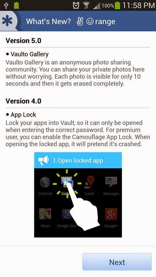 Vault premium apk for android