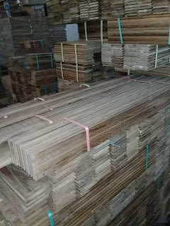 gudang flooring kayu jati kw 1 lokal