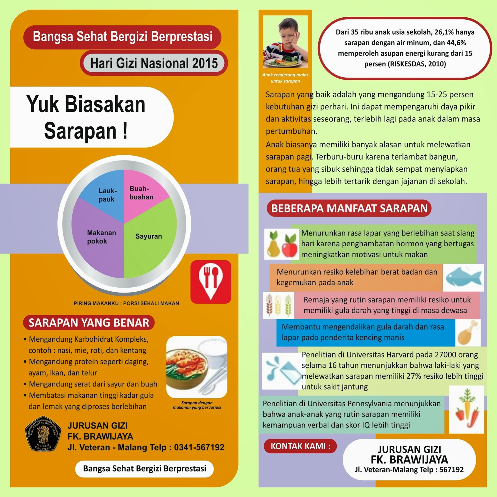 Contoh Gambar Brosur Makanan Dalam Bahasa Inggris - Kimcil I