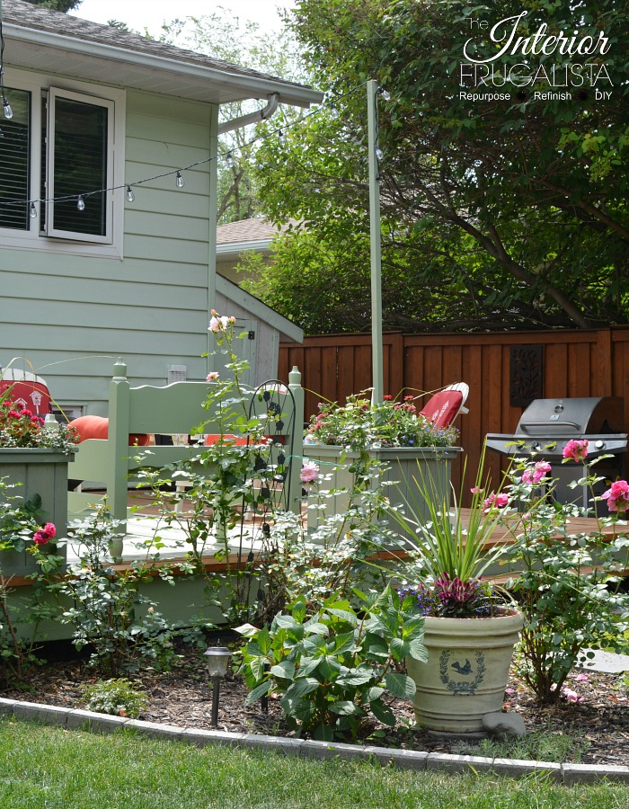 Nine budget-friendly DIY ideas for sprucing up your backyard deck on a tight budget to create an inviting outdoor living space for guests this summer.