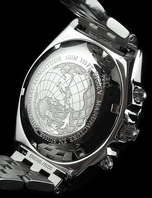 Breitling Chronomat Longitude expensive watch,designer watches,wristwatch,expensive watches,back side view