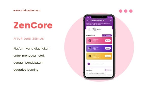 Pemanasan Otak dengan Fitur ZenCore dari Zenius