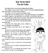 Projeto Índio (atividades para educaã§ã£o infantil dia do ã­ndio )