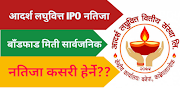 Adarsha Laghubitta IPO Allotment Result 