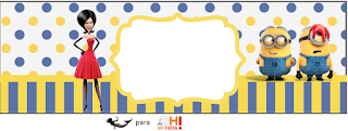 Minions, the Movie Free Printable Candy Bar Labels.