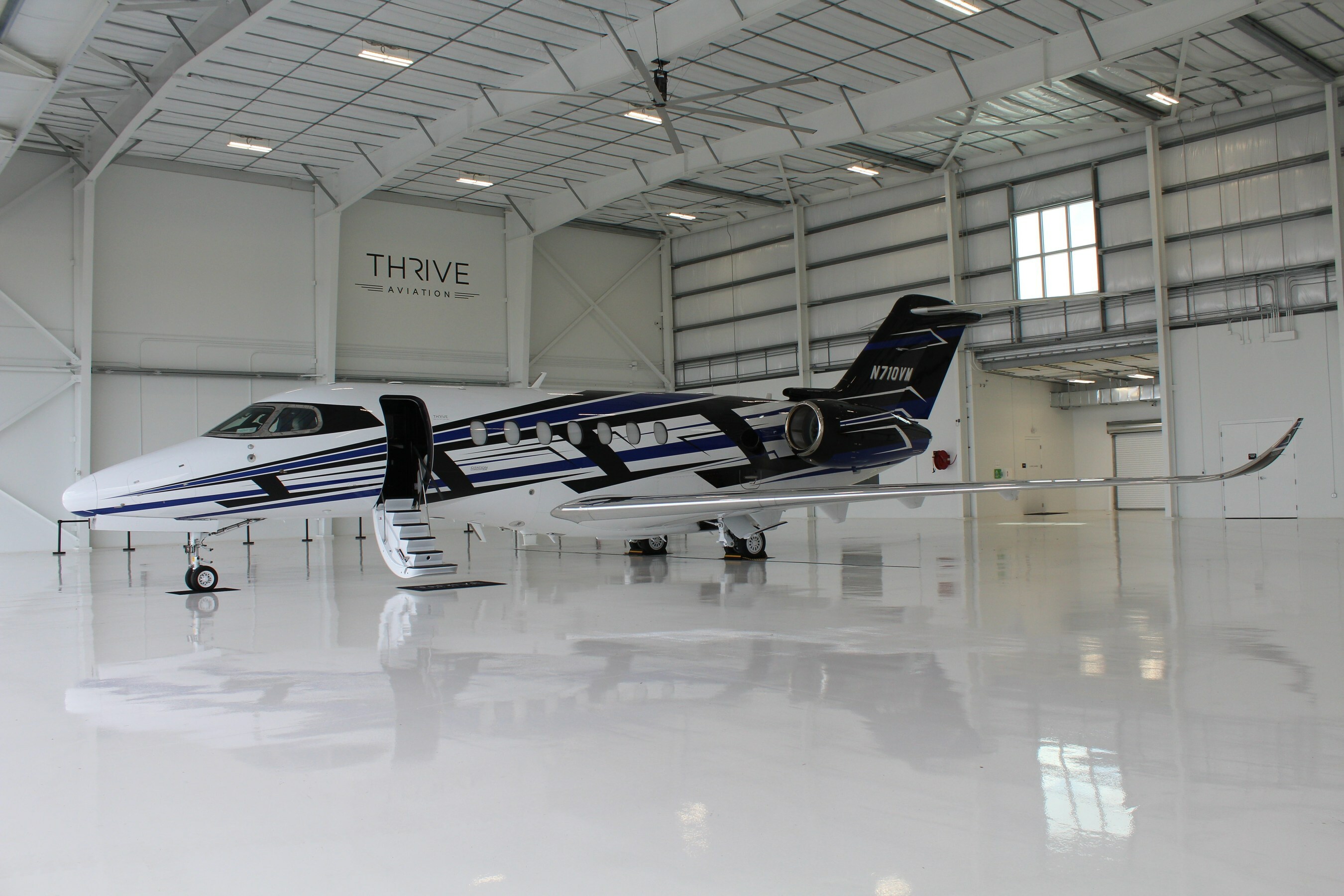 Image of an private jet airplane