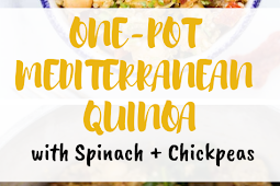 One-Pot Mediterranean Quinoa with Spinacha and Chickpeas