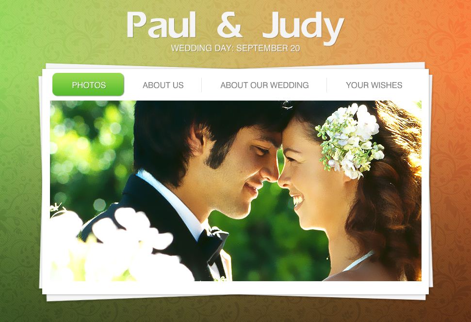 There were definitely no easy solutions to create your wedding website