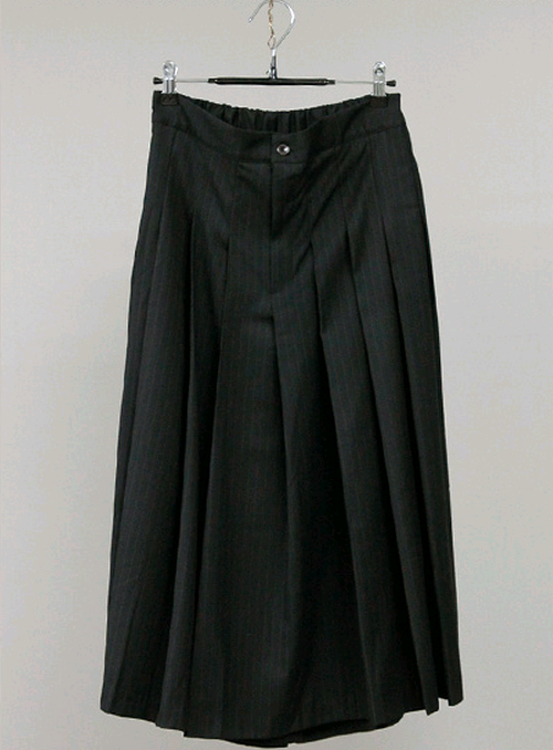 Pleated Flare Pants