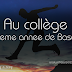 Texte: Au collège - 8eme annee de Base