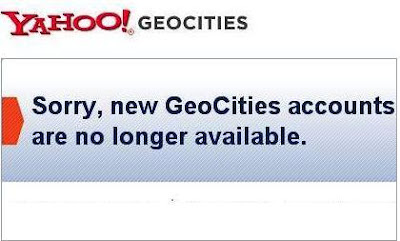 Closing GeoCities