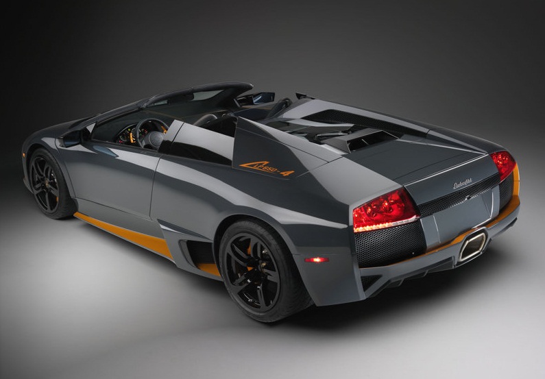 Interior features echo the car's striking greyandorange exterior besides