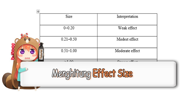  untuk memperoleh hasil yang dibutuhan tentunya sebuah proses diharapkan untuk mendapat Cara Menghitung Effect Size