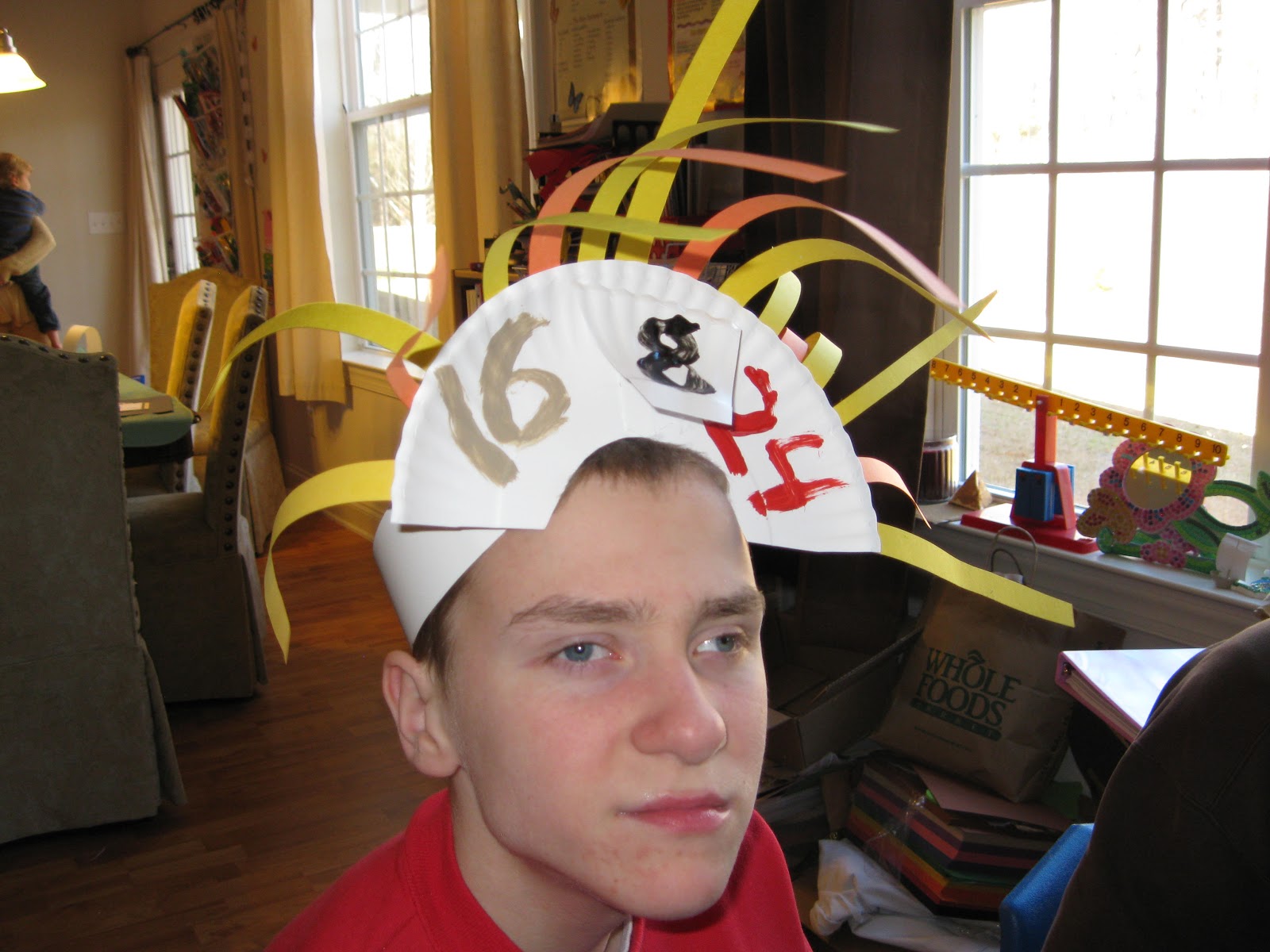 Even Mason joined in but had to include numbers on his headdress! That ...