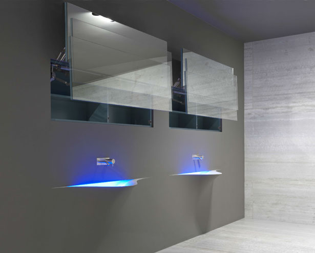 Futuristic Bathroom Design Idea