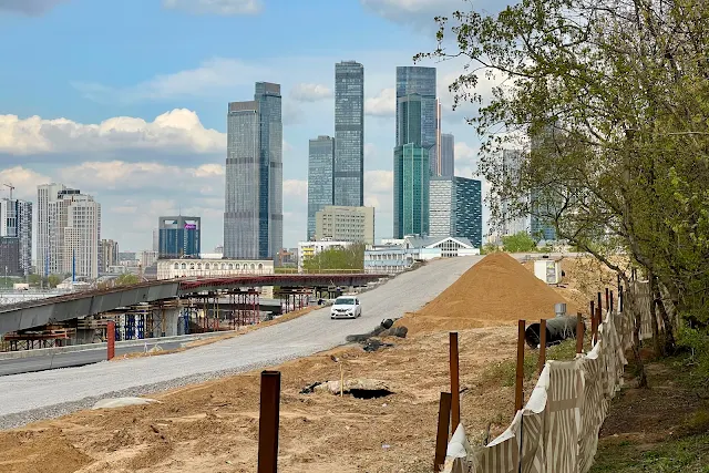 строящийся Северный дублёр Кутузовского проспекта