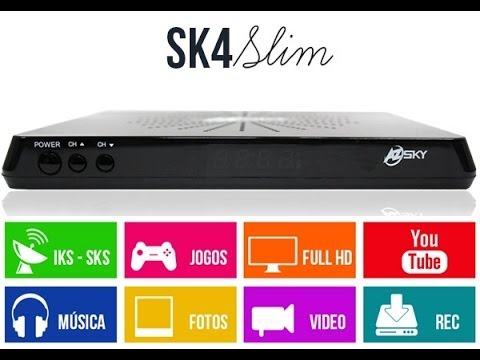 AZSKY SK 4 SLIM NOVA ATUALIZAÇÃO V1.046 - 30/11/16