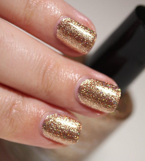 KBShimmer One Night Sand Rose Gold Glitter Nail Polish