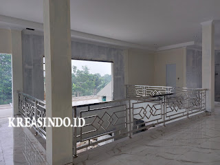 Pagar Balkon Stainless pesanan Bpk Tri Yanto di Ciomas Hills Bogor