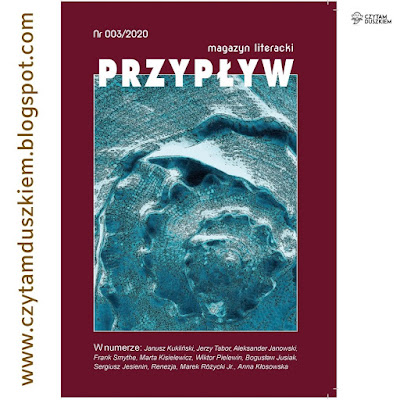 Okładka magazynu literackiego "Przypływ" numer 3 Alaksandra Janowskiego